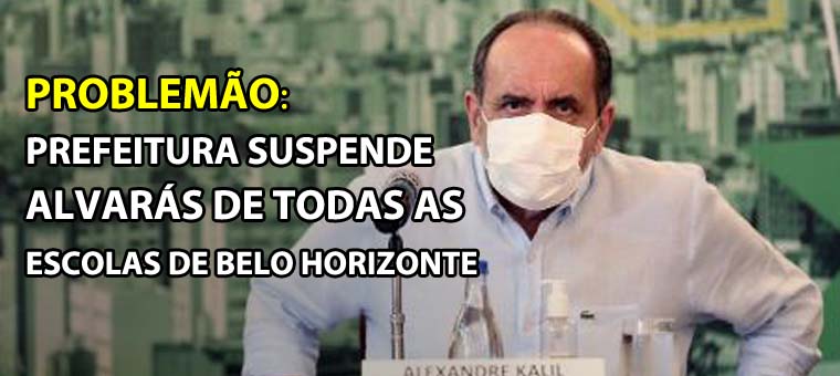 Problemo: Prefeitura suspende alvars de todas as escolas de Belo Horizonte