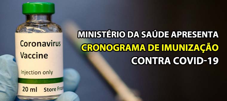 Ministrio da Sade apresenta cronograma de imunizao contra covid-19