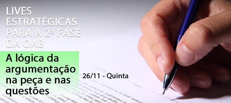 Amanh: A lgica da argumentao na 2 fase da OAB