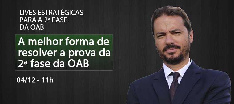 Hoje, 11h, a live especial sobre como fazer a prova!