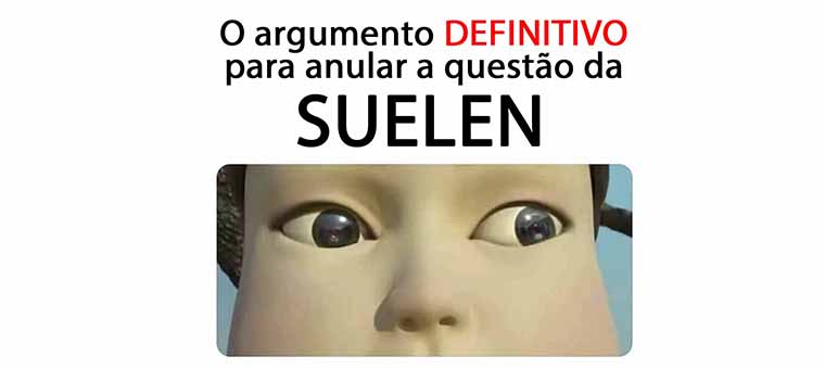 O argumento DEFINITIVO para anular a questo da Suelen