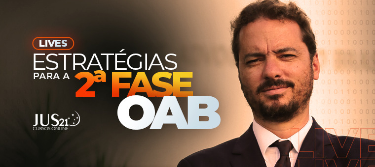 Vem a as Lives Estratgicas para a 2 fase da OAB 