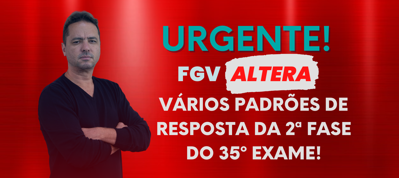 FGV altera vrios padres de resposta da 2 fase do 35