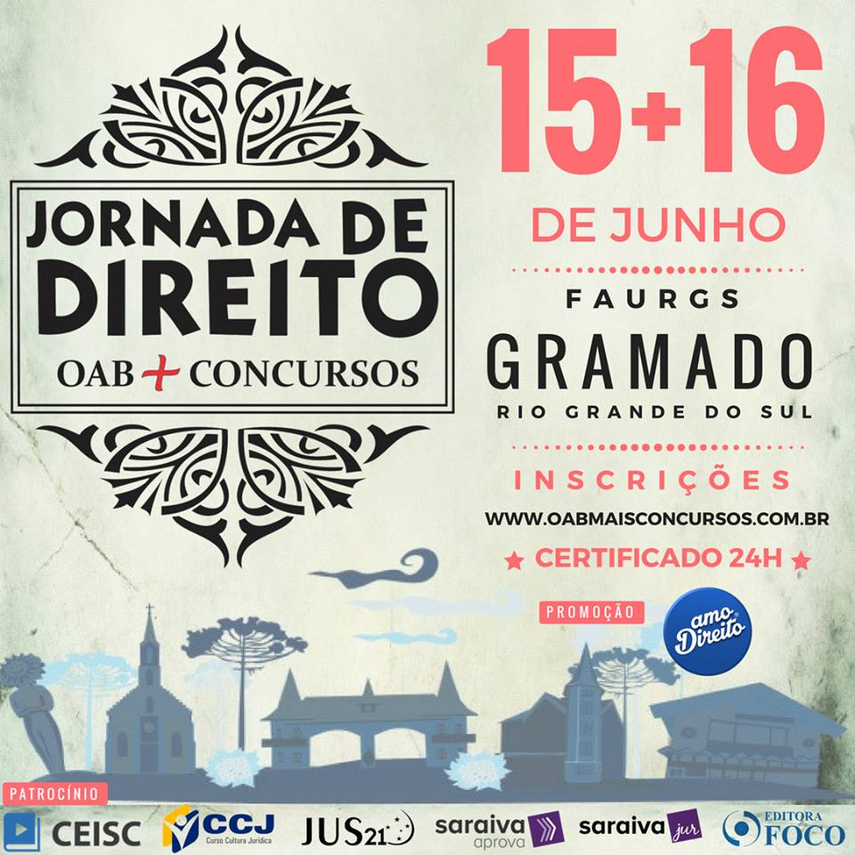 Jornada de Direito OAB + Concursos em Gramado/RS