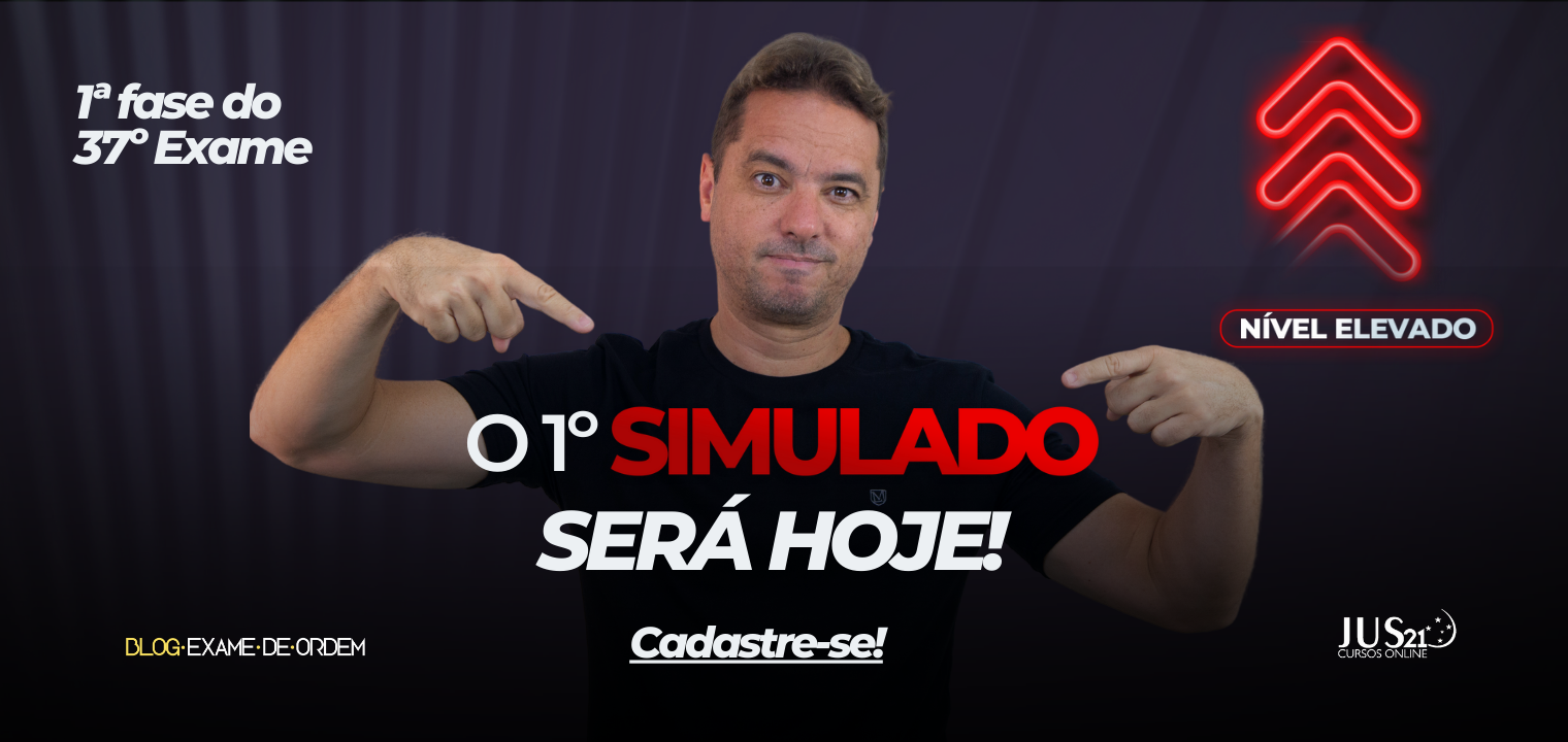 Cadastre-se! O 1 Simulado ser hoje!