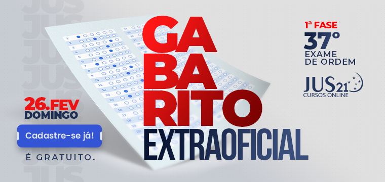 Cadastre-se para o Gabarito Extraoficial do Jus21!