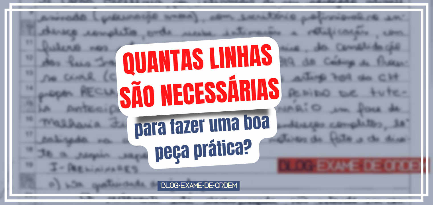 Quantas linhas so necessrias para fazer uma boa pea prtica?