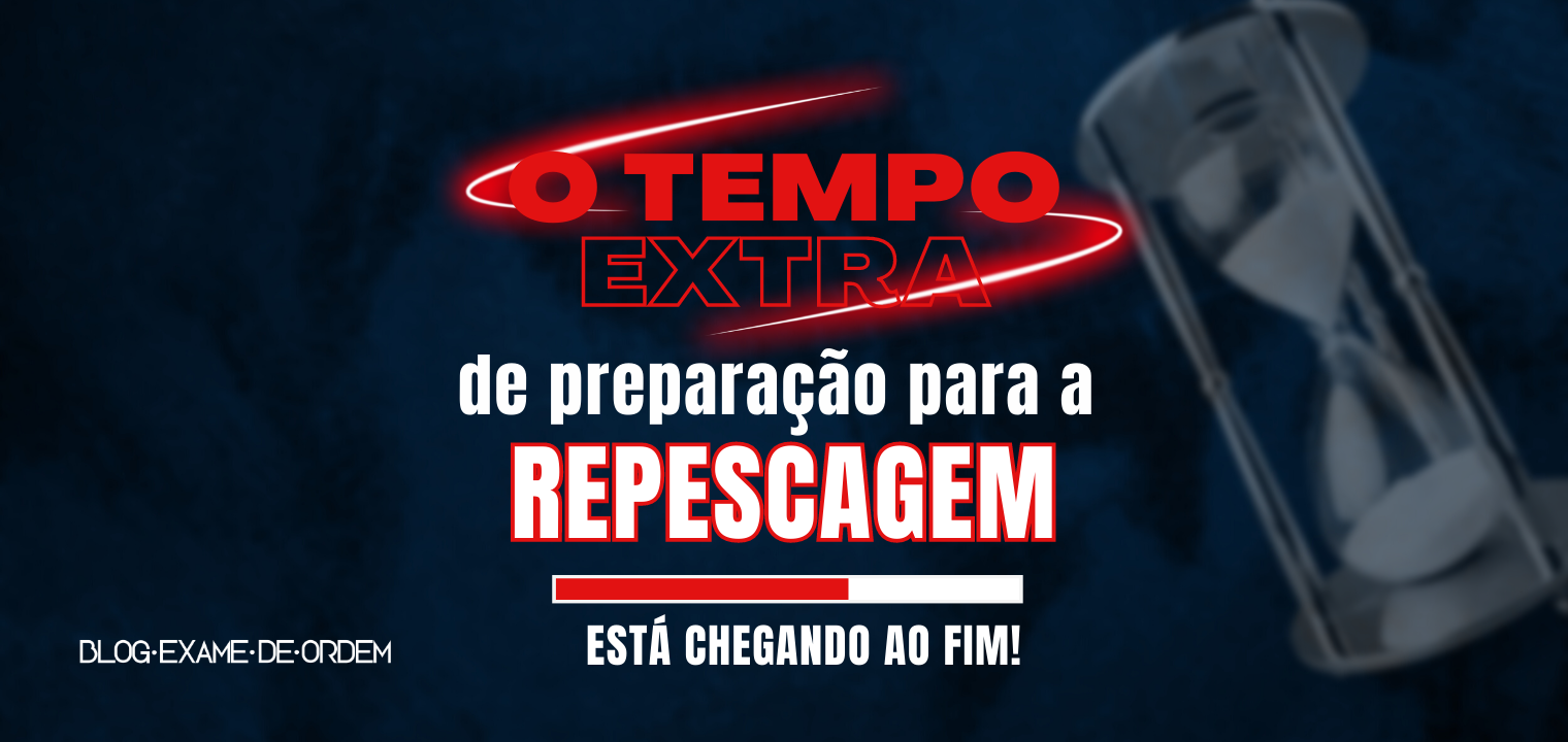 O tempo extra de preparao para a repescagem est chegando ao fim!