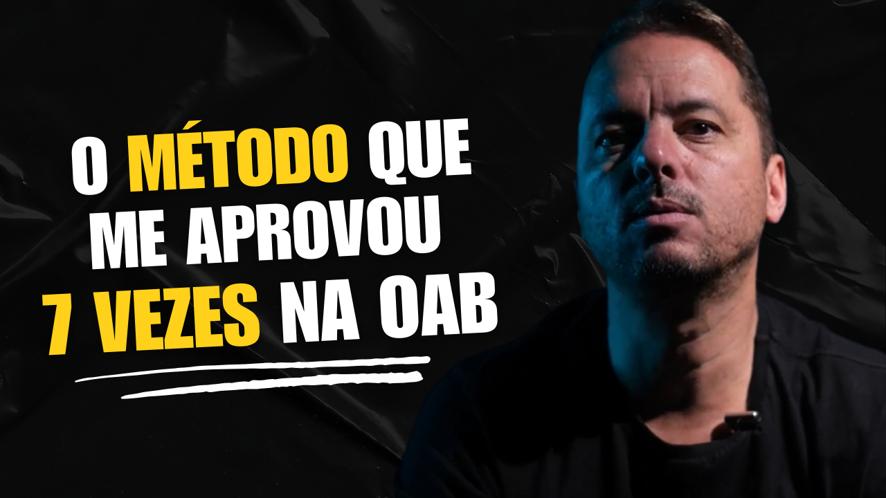 O mtodo que me aprovou 7 vezes na OAB