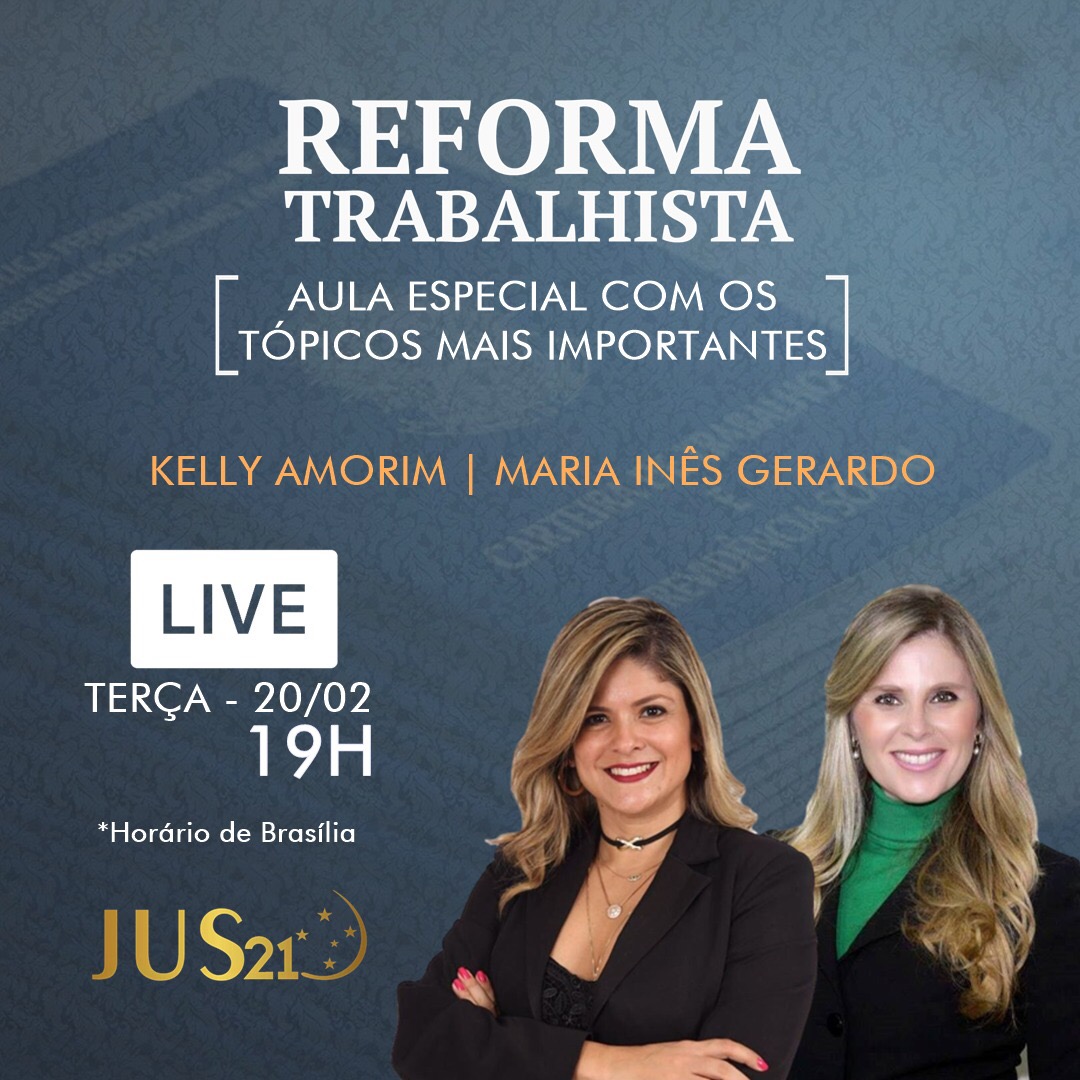 Aula especial sobre a Reforma Trabalhista!