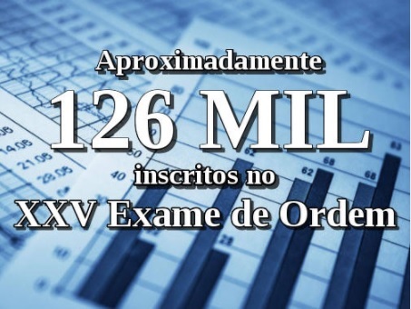 Aproximadamente 126 mil inscritos no XXV Exame de Ordem Aproximadamente 126 mil inscritos no XXV Exame de Ordem