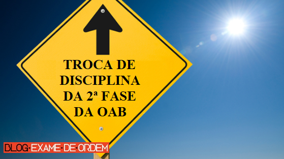 Como trocar de disciplina na repescagem?