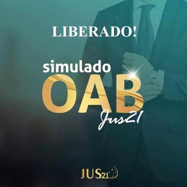 Liberado o 1º simulado Online para o XXVI Exame de Ordem Liberado o 1º simulado Online para o XXVI Exame de Ordem