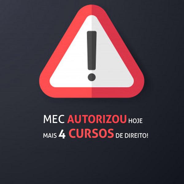 Virou epidemia! MEC autorizou hoje mais 4 cursos de Direito! Virou epidemia! MEC autorizou hoje mais 4 cursos de Direito!