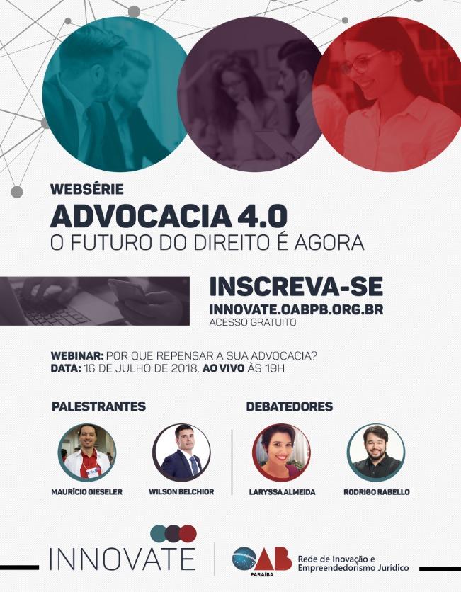 Advocacia 4.0 - Webnrios sobre o futuro do Direito