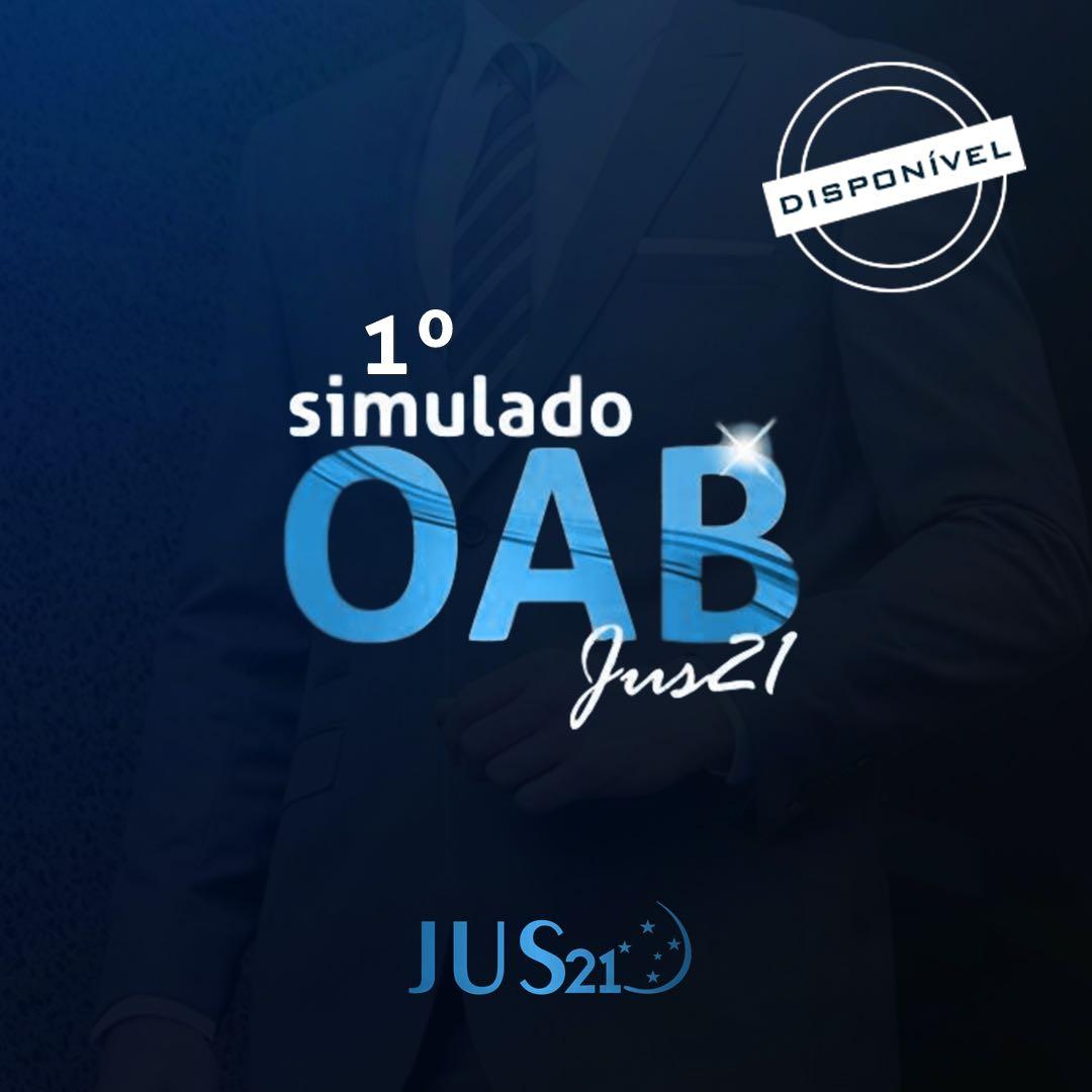 Liberado o 1º simulado Online para o XXVII Exame de Ordem Liberado o 1º simulado Online para o XXVII Exame de Ordem