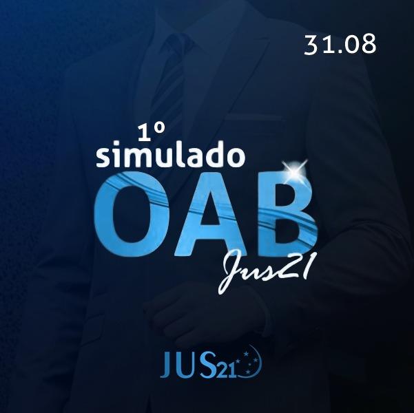 Online e gratuito: vem aí o 1º Simulado Jus21 para o XXVII Exame de Ordem Online e gratuito: vem aí o 1º Simulado Jus21 para o XXVII Exame de Ordem