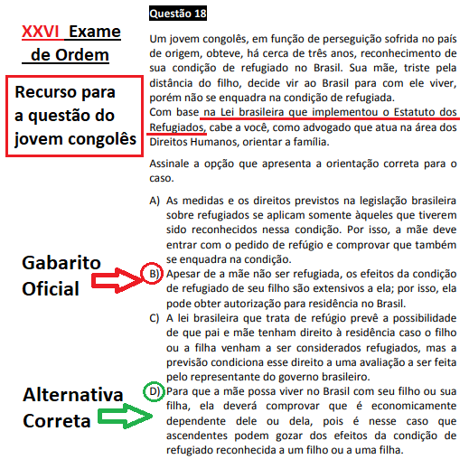 XXVI Exame de Ordem: Recurso para a questão de Direitos Humanos XXVI Exame de Ordem: Recurso para a questão de Direitos Humanos