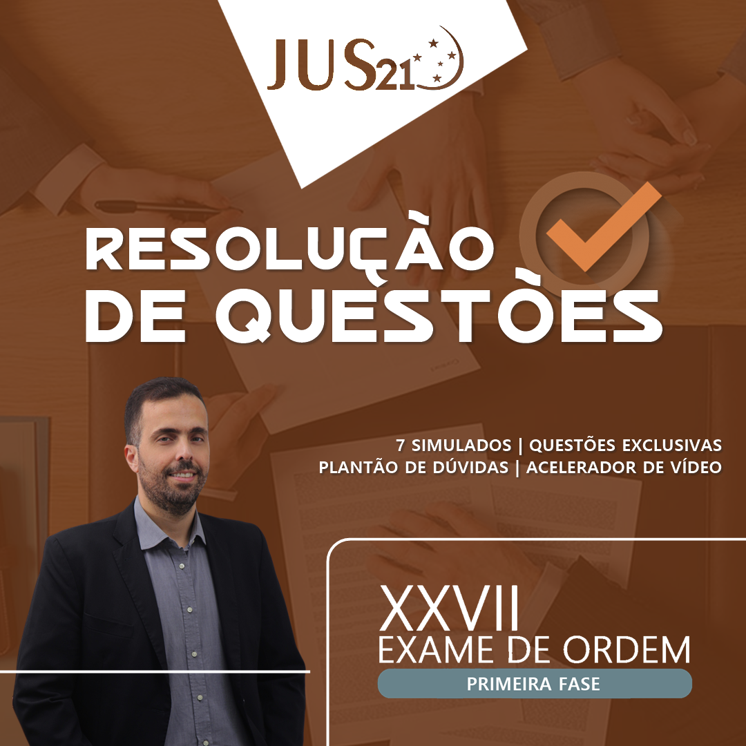 Lançado o Curso de Resolução de Questões para o XXVII Exame de Ordem Lançado o Curso de Resolução de Questões para o XXVII Exame de Ordem
