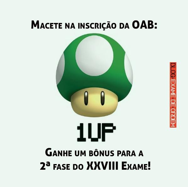 Macete na inscrição da OAB: Ganhe um bônus para a 2ª fase do XXVIII Exame! Macete na inscrição da OAB: Ganhe um bônus para a 2ª fase do XXVIII Exame!