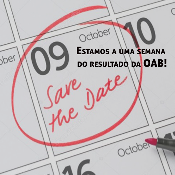 Estamos a uma semana do resultado da OAB! Estamos a uma semana do resultado da OAB!
