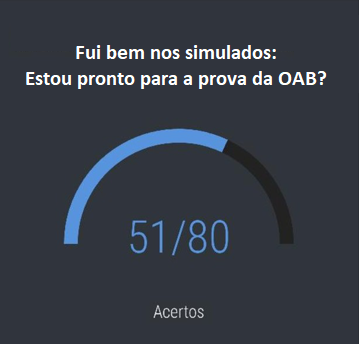 Fui bem nos simulados: estou pronto para a prova da OAB? Fui bem nos simulados: estou pronto para a prova da OAB?