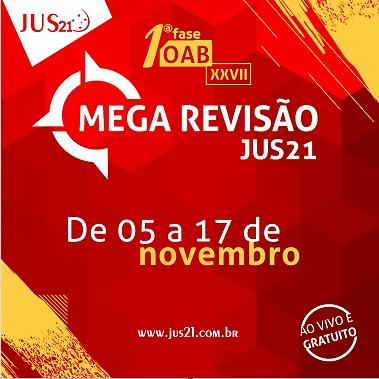 Hoje tem Mega Revisão de Direito Administrativo Hoje tem Mega Revisão de Direito Administrativo