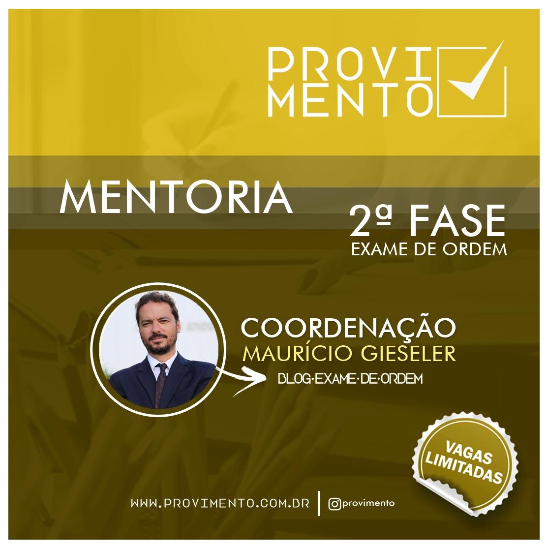 Mentoria 2ª fase da OAB: Treinando a fundo a redação da prova subjetiva Mentoria 2ª fase da OAB: Treinando a fundo a redação da prova subjetiva