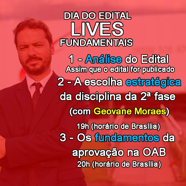 Dia do Edital: Lives especiais para a orientao dos estudos!