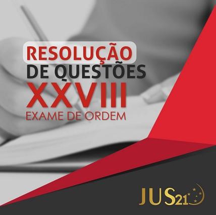 Lançado o Curso de Resolução de Questões para o XXVIII Exame de Ordem Lançado o Curso de Resolução de Questões para o XXVIII Exame de Ordem