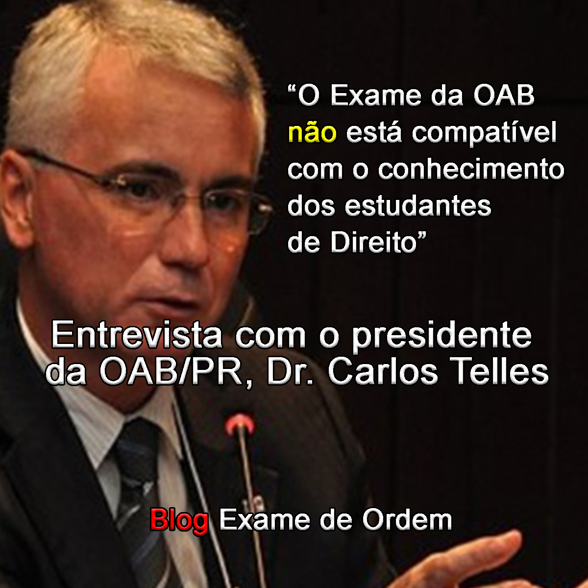 O Exame da OAB no est compatvel com o conhecimento dos estudantes de Direito