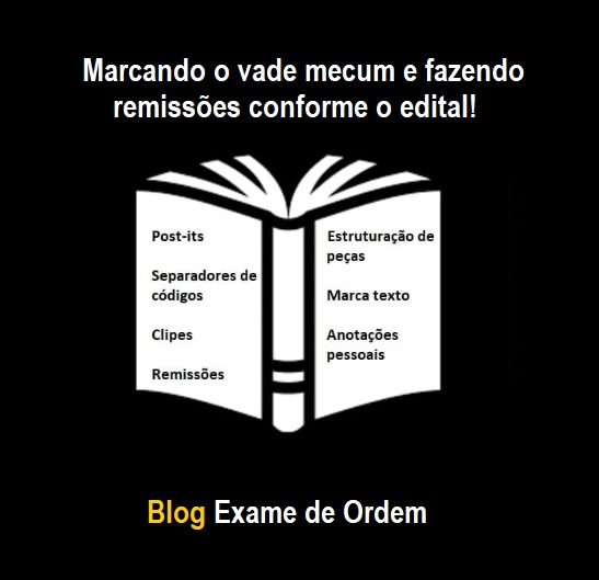 Marcando o vade mecum e fazendo remisses conforme o edital!