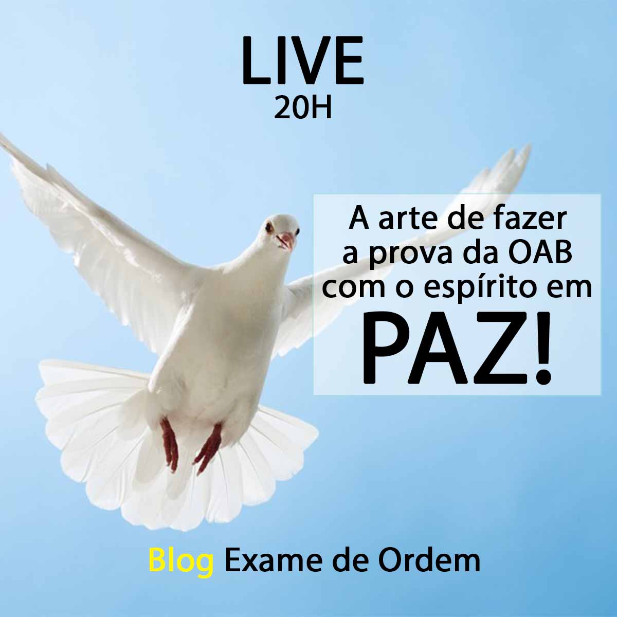 A arte de fazer a prova da OAB com o esprito em PAZ!