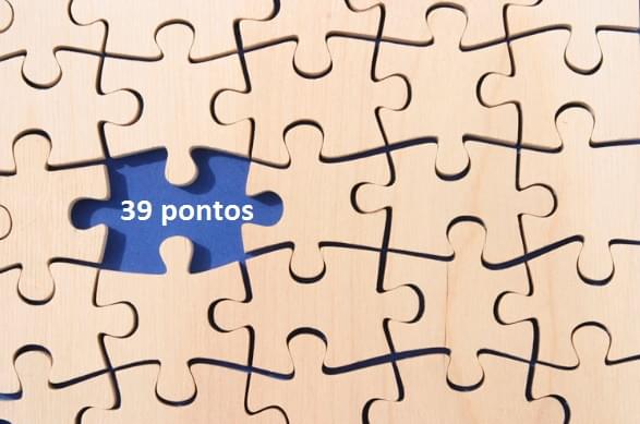 Quantidade considervel de examinandos ficou com 39 pontos