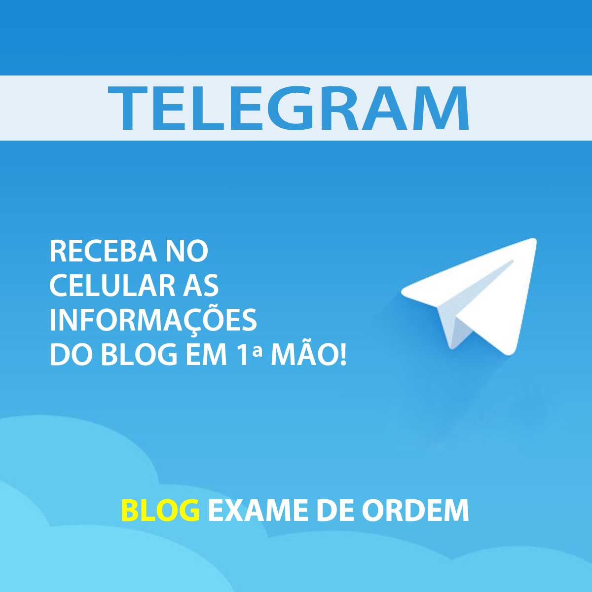 Cadastrem-se no Telegram do Blog Exame de Ordem Cadastrem-se no Telegram do Blog Exame de Ordem
