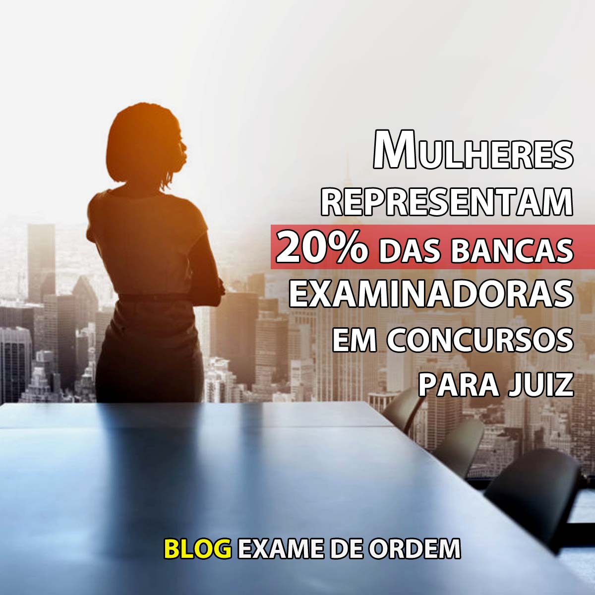 Mulheres representam 20% das bancas examinadoras em concursos para juiz