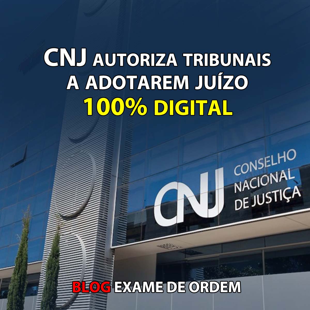 CNJ autoriza tribunais a adotarem juzo 100% digital