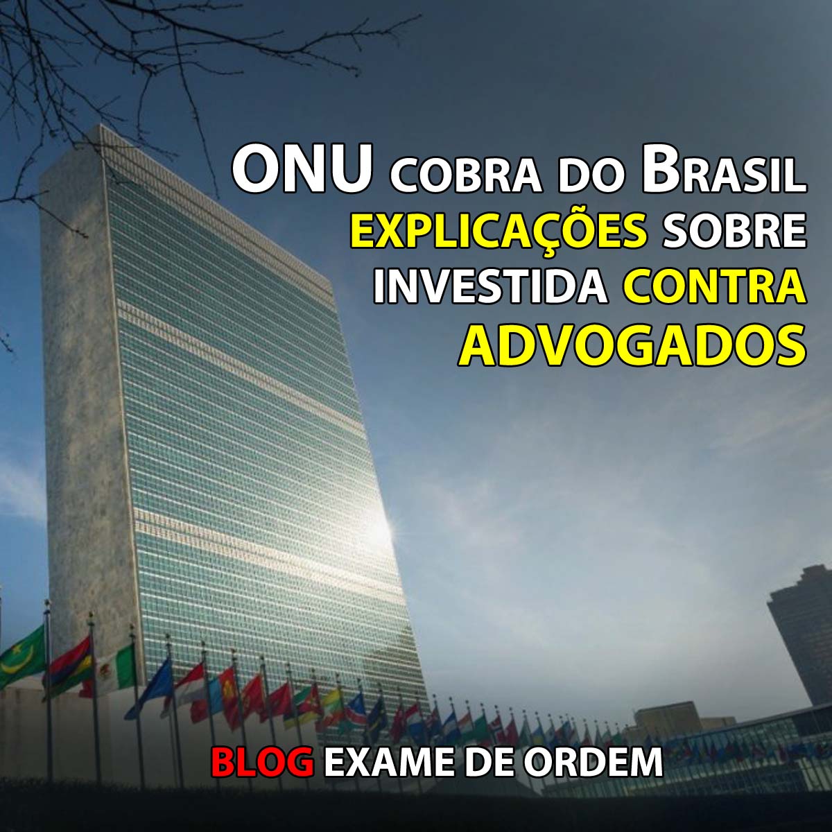 ONU cobra do Brasil explicaes sobre investida contra advogados