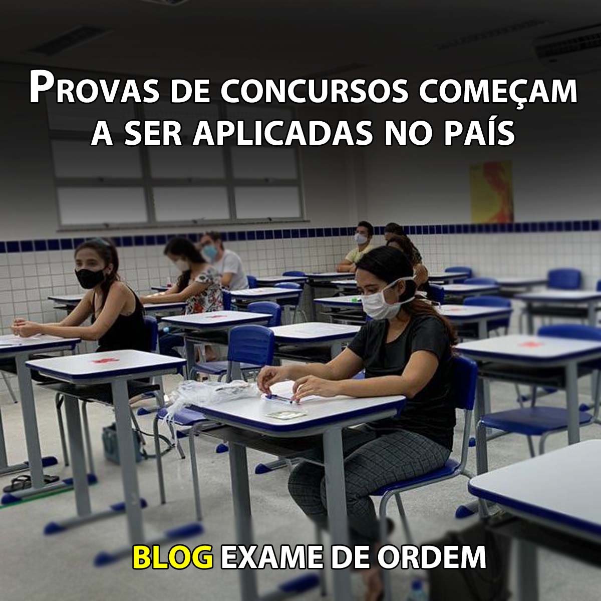 Provas de concursos comeam a ser aplicadas no pas