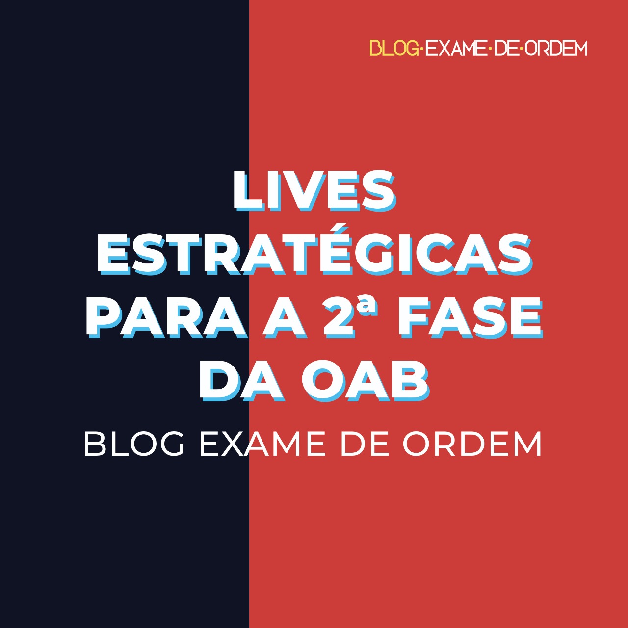 Lives estratgicas para a 2 fase da OAB