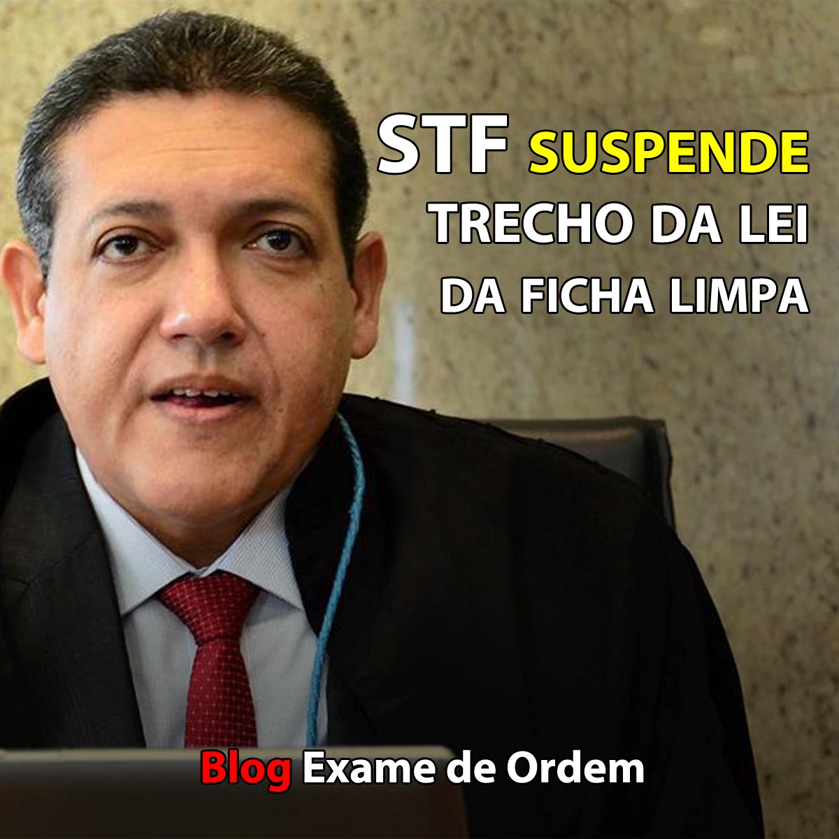 STF suspende trecho da lei da Ficha Limpa