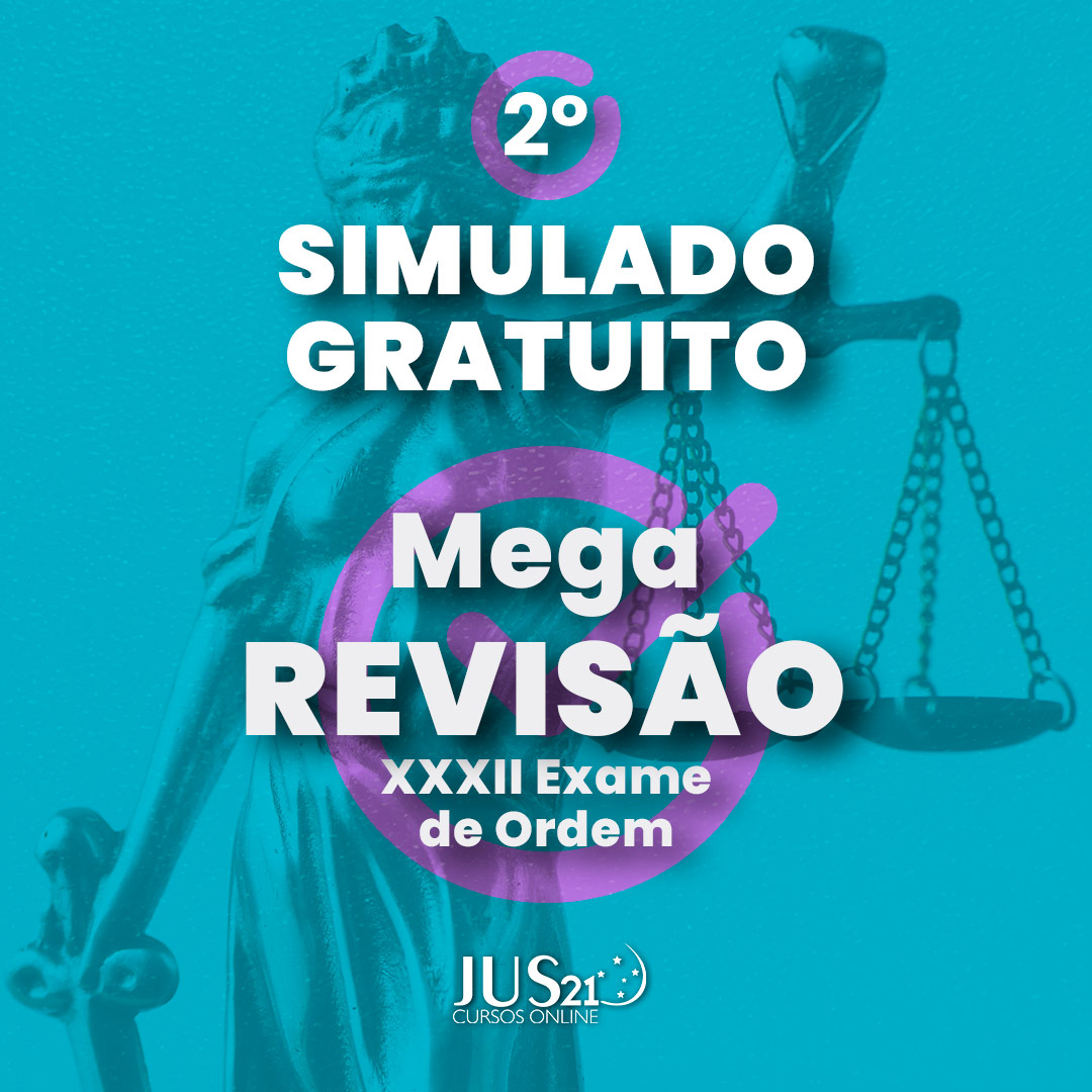 Amanh teremos o ltimo simulado para o XXXII Exame de Ordem