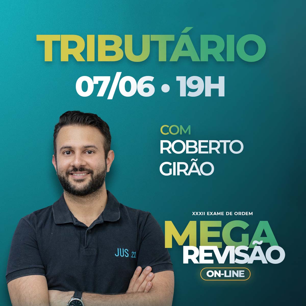 Hoje, na Mega Revisão, é dia de Tributário! Hoje, na Mega Revisão, é dia de Tributário!