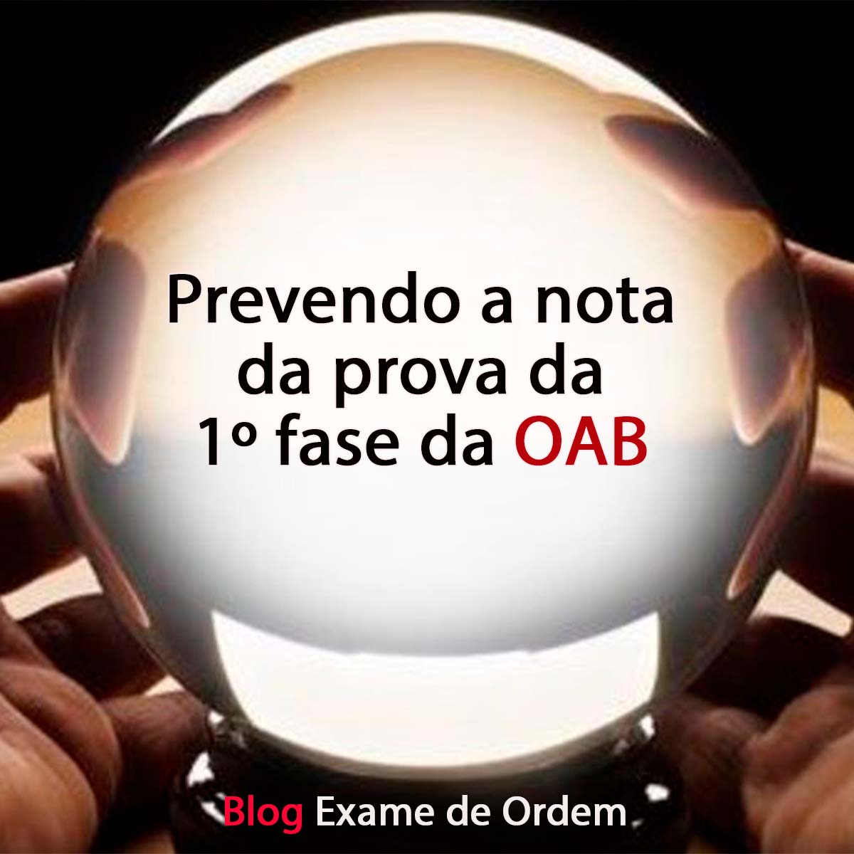 Antevendo a nota da prova da 1 fase da OAB