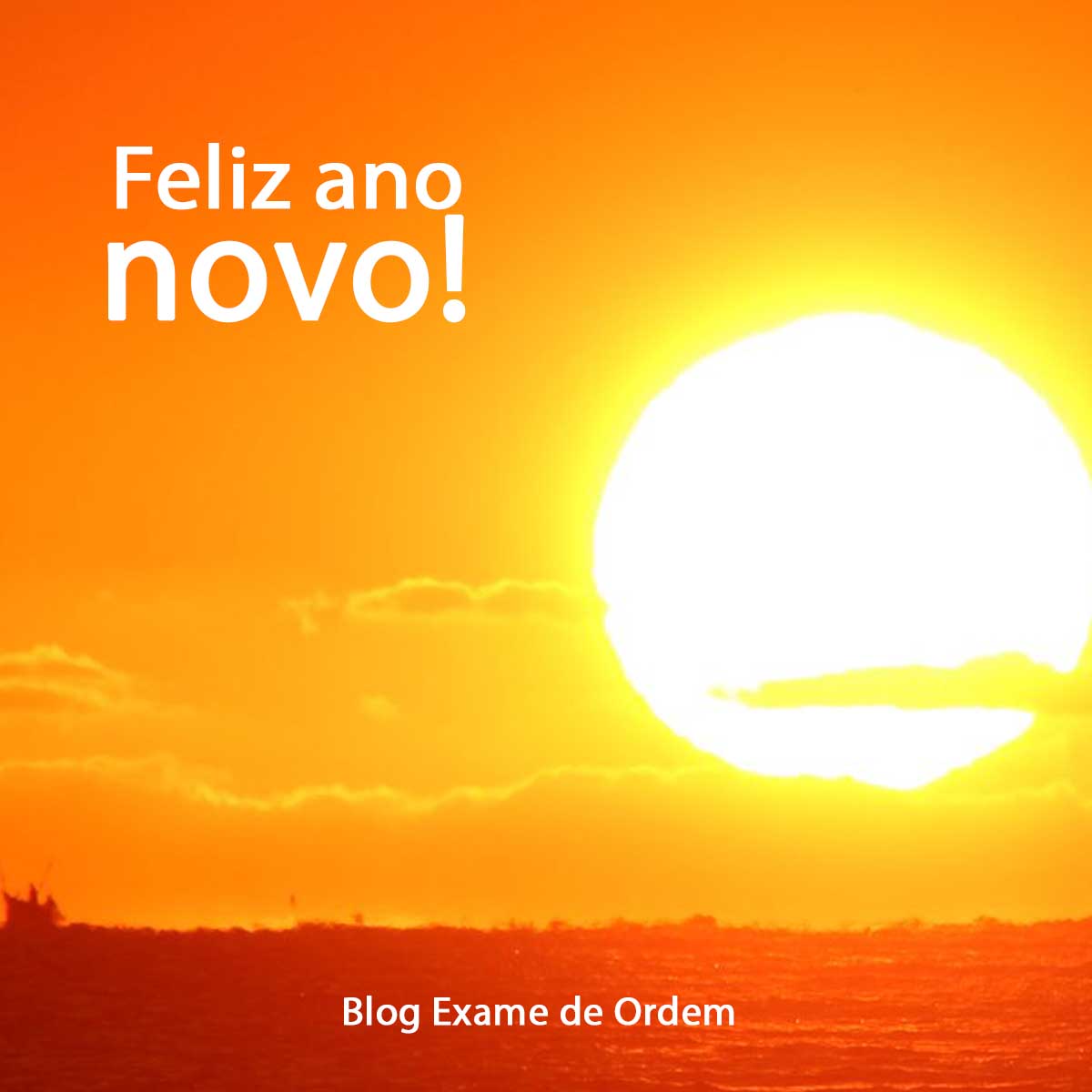 Feliz ano novo!