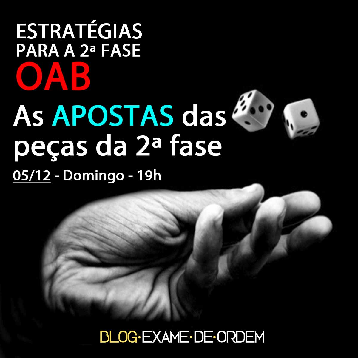 No prximo domingo faremos as apostas da 2 fase da OAB