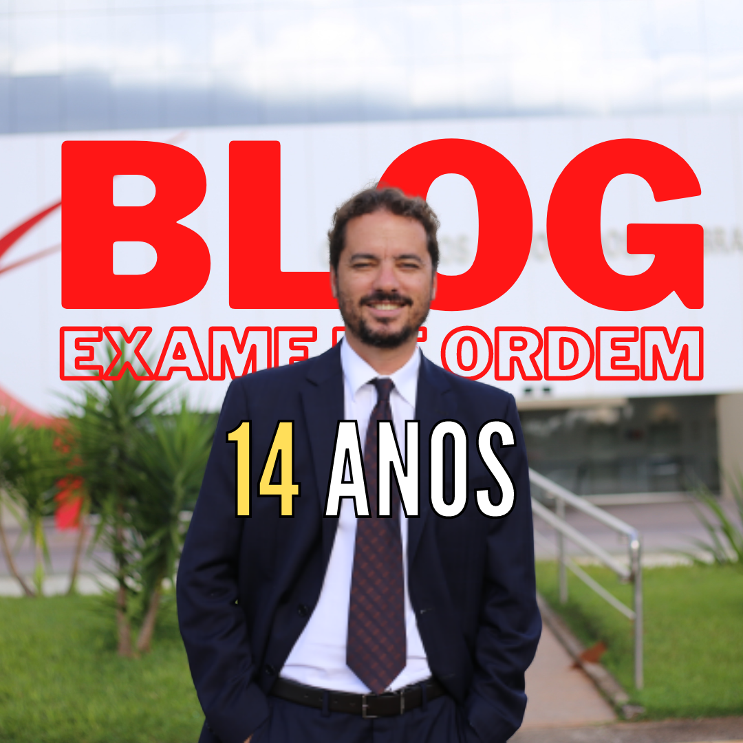 Aniversrio de 14 anos do Blog Exame de Ordem