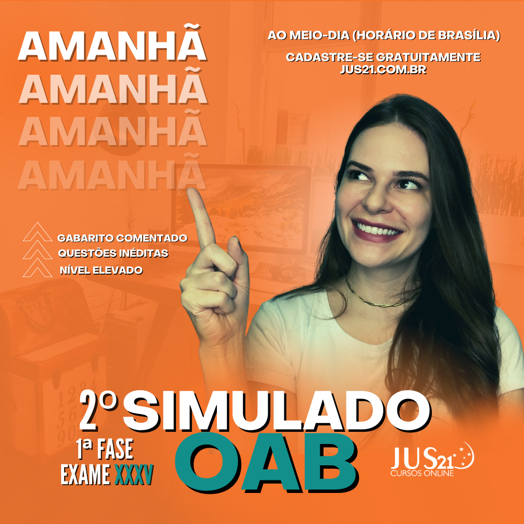 Amanh  dia de Simulado para o XXXV Exame de Ordem!