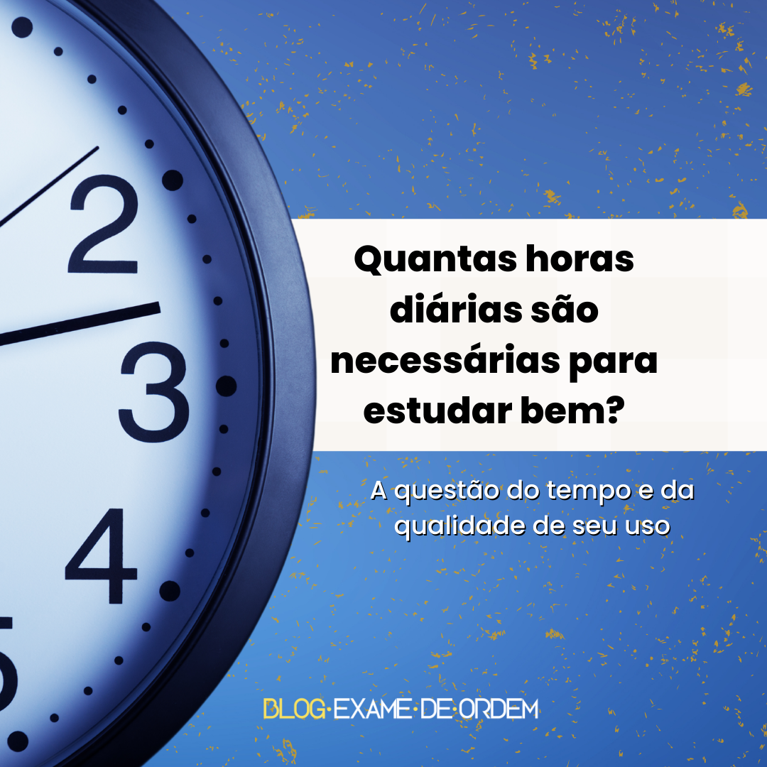 Quantas horas dirias so necessrias para estudar bem?