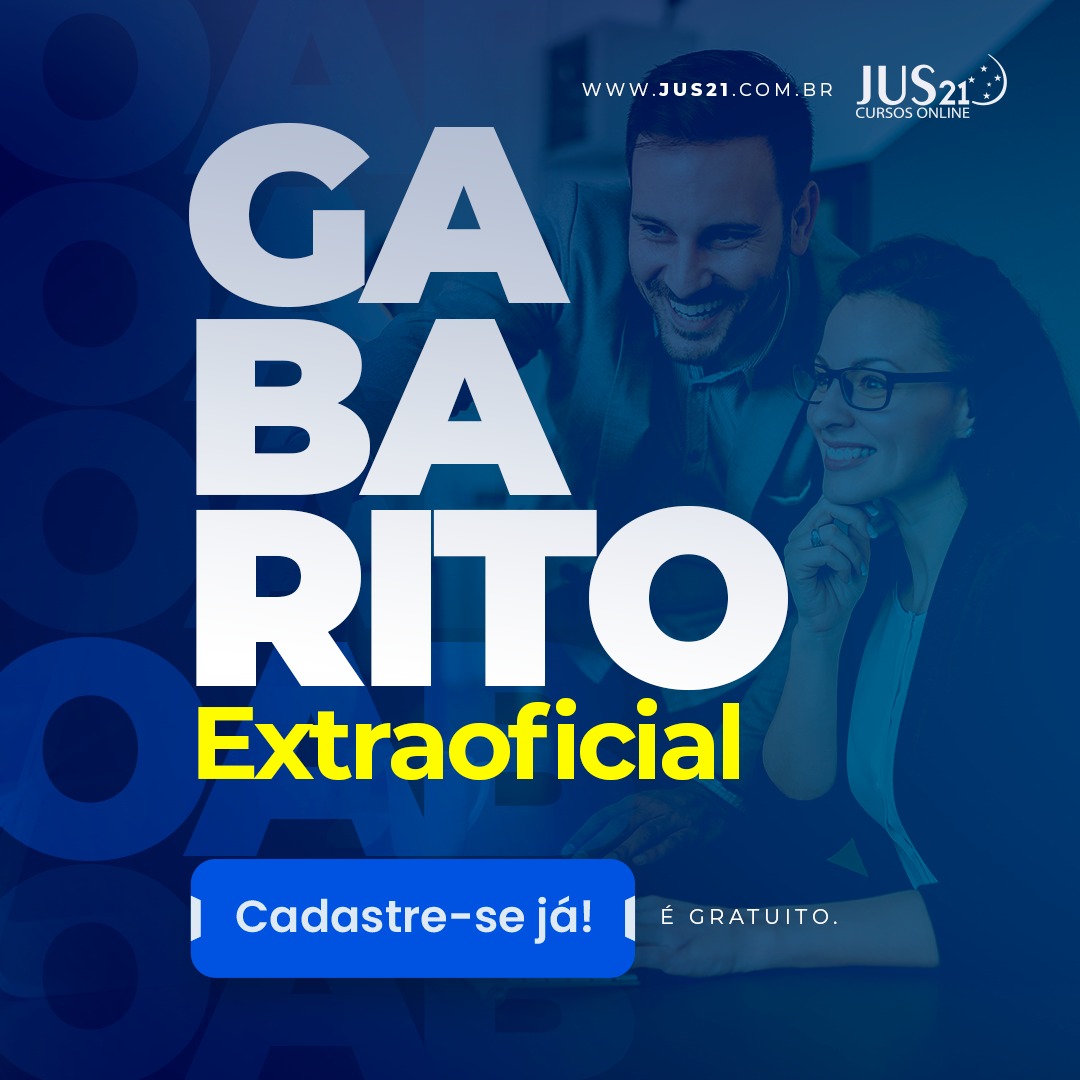 Cadastre-se para o Gabarito Extraoficial do Jus21